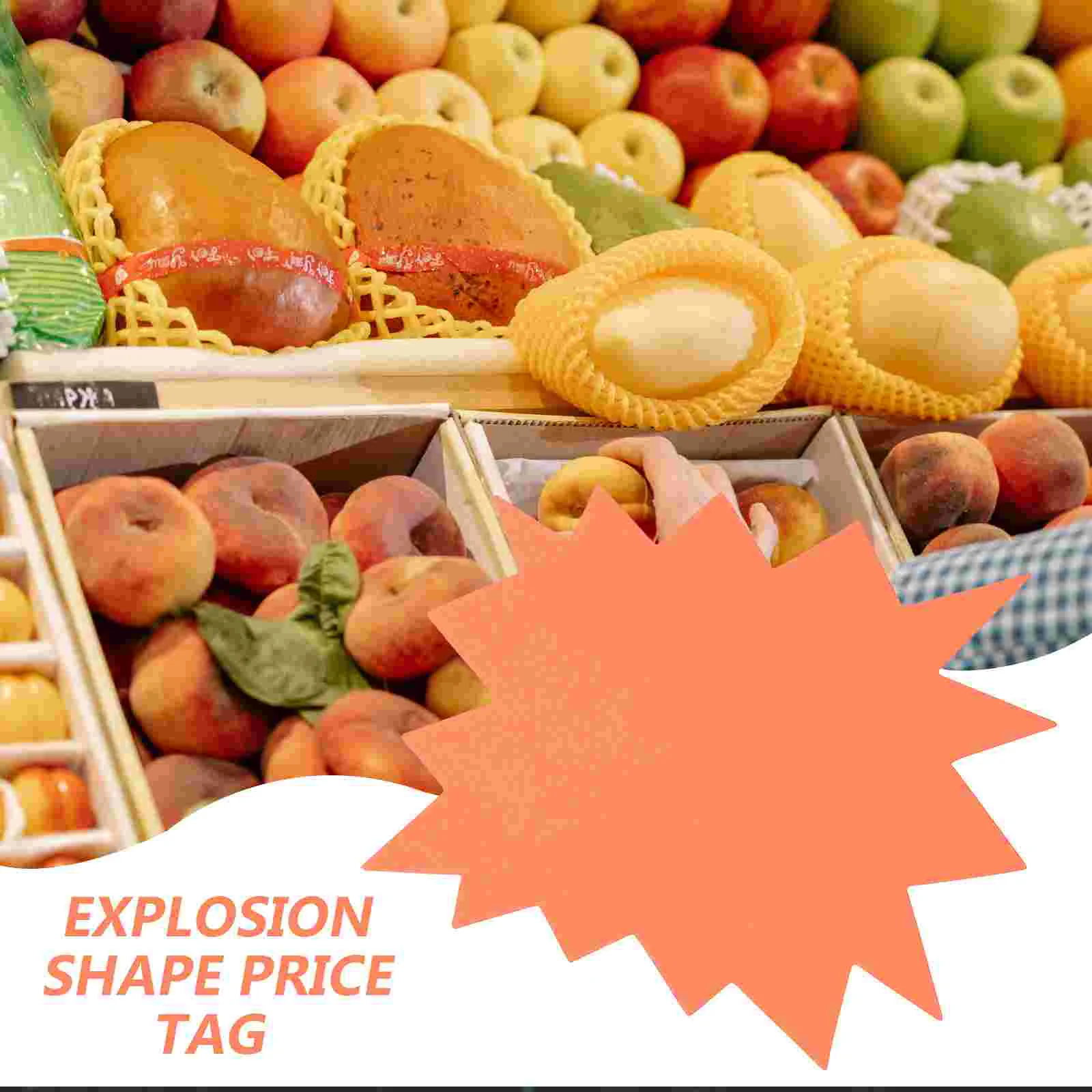 30 Pcs Price Tag Label for Commerce Explosion Flower Garage Sale Pricing Sign Paper
