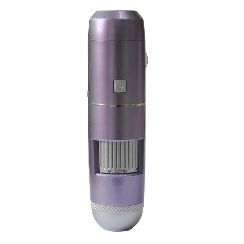 Doppia luce AI Rilevatore di pelle intelligente Analizzatore automatico del cuoio capelluto Microscopio portatile wireless per follicolo pilifero del cuoio capelluto