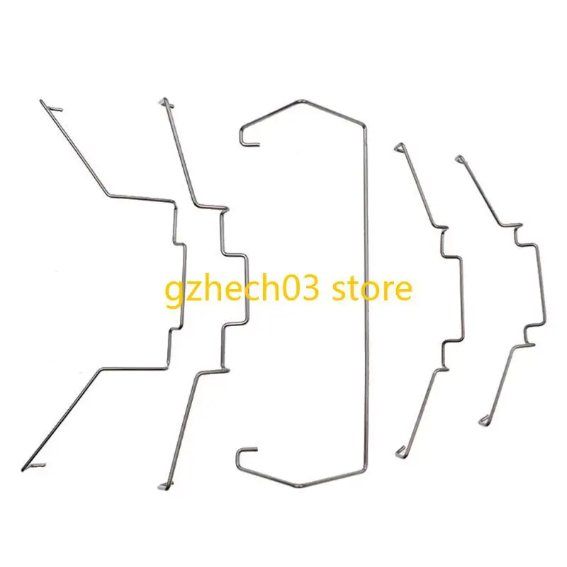 G2AC CPU Radiator Fan Hook Fixed Bracket Fan Buckle Elastic Stainless Steel Fan Buckle 2Pcs/ Set