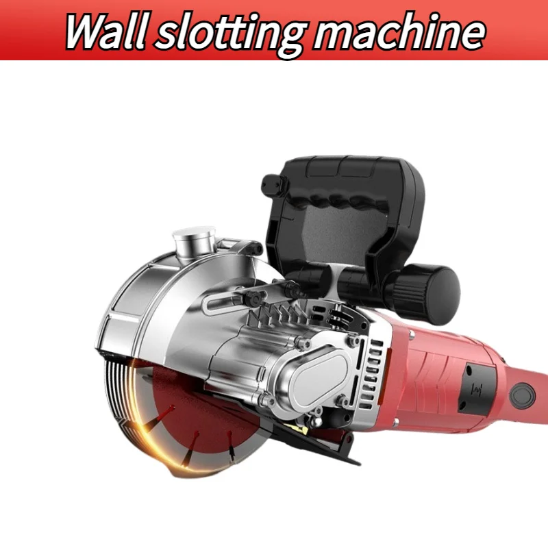 Electric Tool Set 8300W Concrete Groove Slotting Machine Professional Hydropower Installation Concrete Wall Slotting Tool