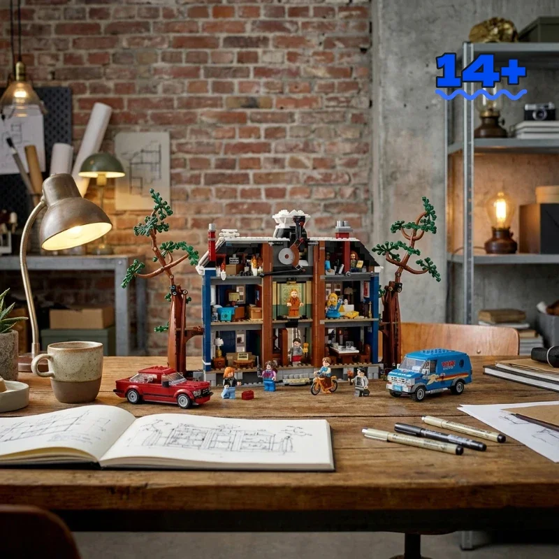 

Набор для сборки дома Крила из серии «Ужасы» Disney Creation 11370, научно-фантастическая серия, подарки для детей на Хэллоуин, товары для вечеринок