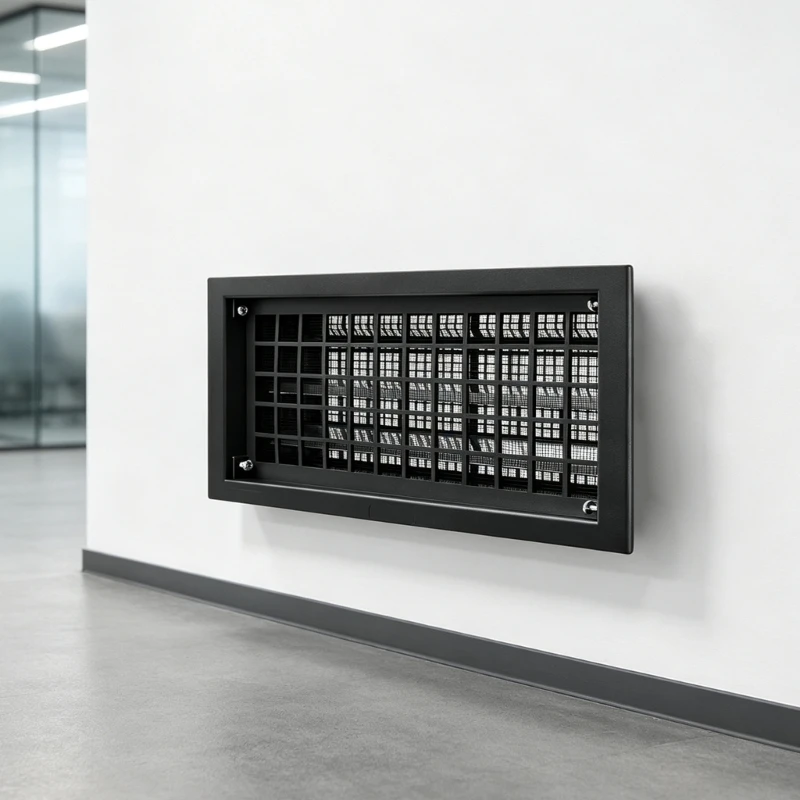 Adjustable Air Vent Cover, Automatic Residential Air Grille with Aluminum Parts, Mechanical Temperature Response, M4YD