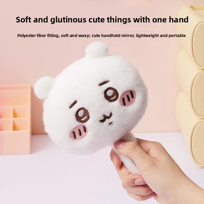 Chiikawa Mini Cute Hand Mirror Portable Compact Vanity Mirror for Women Girls Kawaii Cosmetic Gift - Image 3