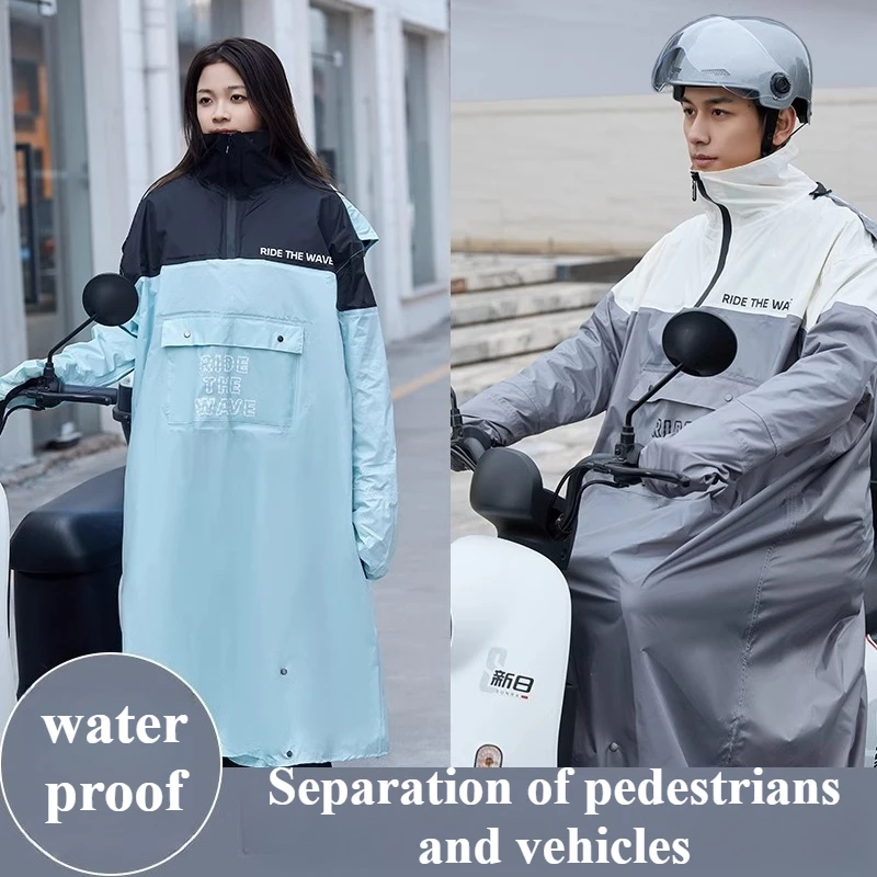 

Motorcycle Rider Rain Suit Waterproof Windproof Lightweight Unisex Riding Gear for Heavy Rain impermeable lluvia hombre 비옷