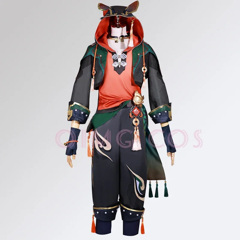 Costume Cosplay da gioco Genshin Impact Uniform Wig Anime stile cinese Halloween Costumes Game