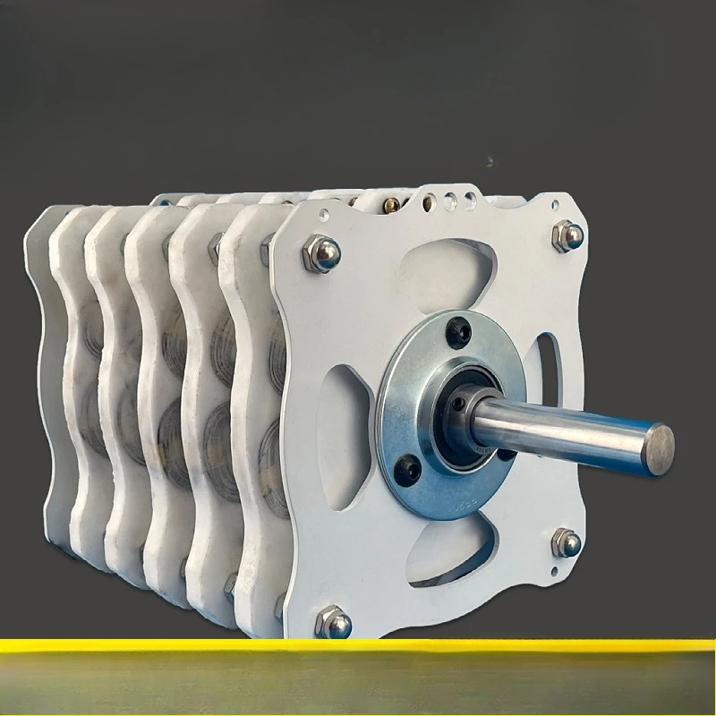 High Power Stacked Disc Permanent Magnet Coreless Generator