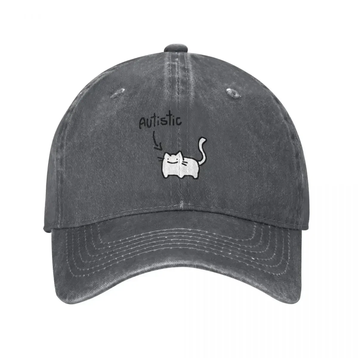 autistic cat Baseball Cap Bobble Hat Trucker Hat hats on offer Trucker Cap Women's Hats 2026 Men's