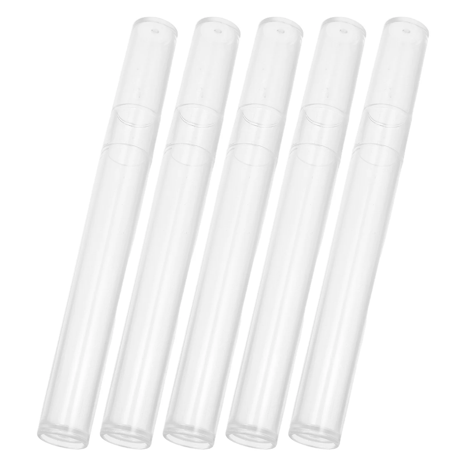 Custodia trasparente per pinzette da 5 pezzi, organizer impermeabile, forniture per estensioni delle ciglia, contenitore per strumenti di trucco di precisione