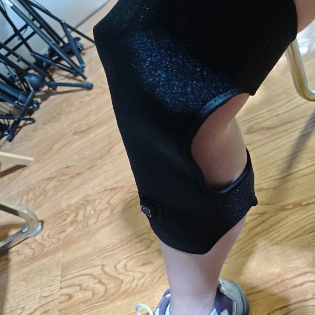 user wearing belt