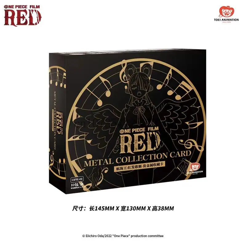 Genuine One Piece Red Haired Songstress Precious Metal Collection Card Luffy Cp Pure Gold Silver King Card Bag Anime Toys Gifts view 4