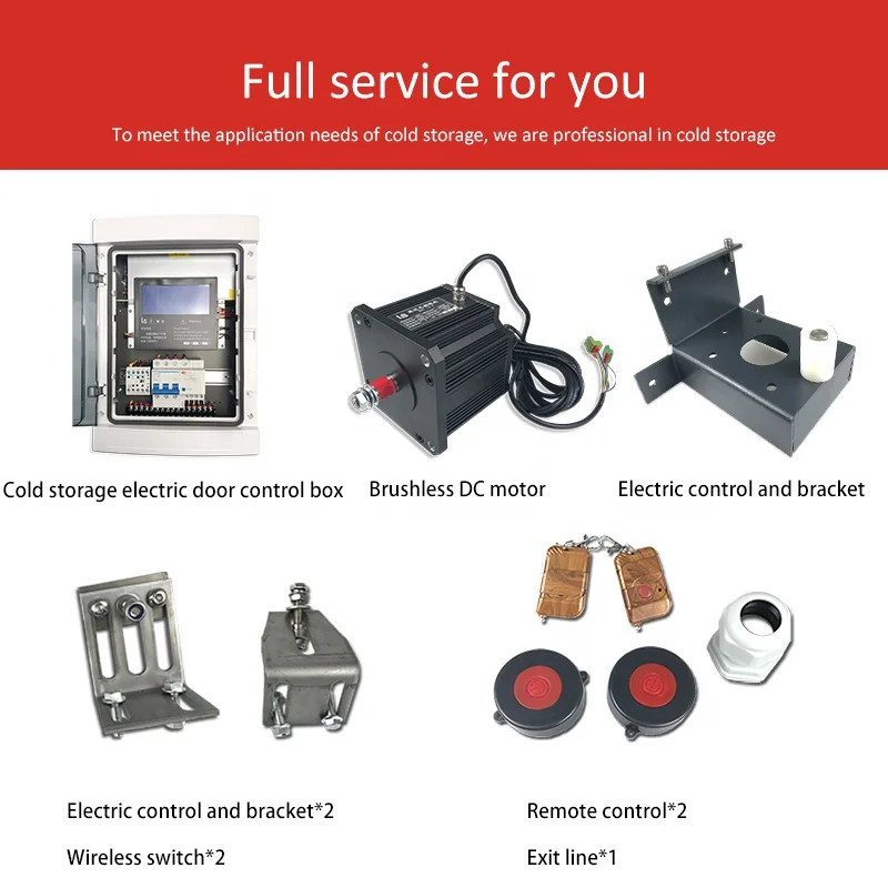 Sistema di controllo elettrico per porte scorrevoli dal design industriale Pannello di controllo elettrico per celle frigorifere Accessori per porte e finestre in vendita