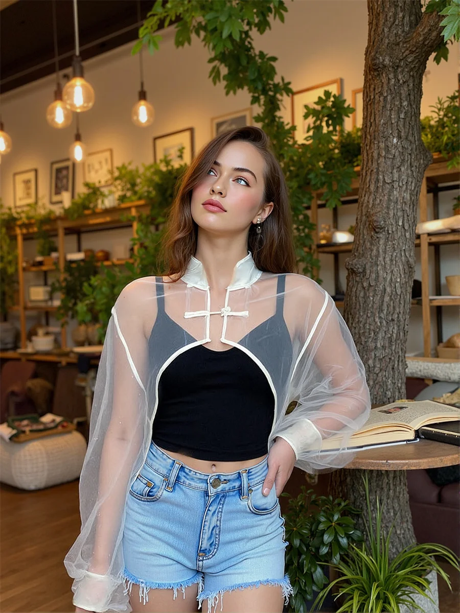 Camicia da donna a maniche lunghe da donna Camicette basic semplici da ufficio con pannello frontale pieghettato nero Design elegante da donna