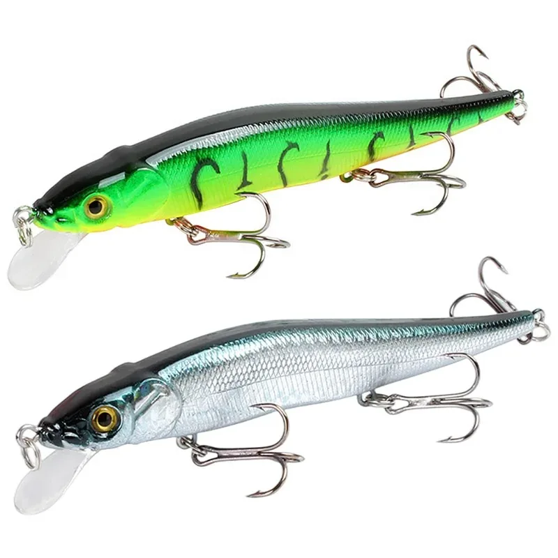 1/3/5pcs Fishing Lure 11.5cm/14g Minnow Crankbait Wobblers 3D Eyes Perch Artificial Bait Pike Carp Bait Swim Bait Fishing Pesca