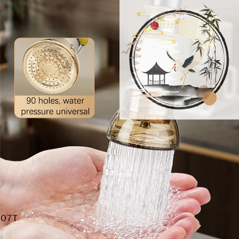 Universal 360 Swivel Water Saving Faucet Nozzle Replaceable Kitchen Faucet Filter Bathroom Faucet Bubbler Sink Accessories