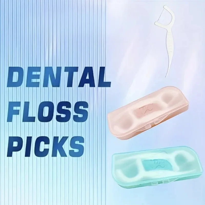 

10 Pcs/box Portable Dental Floss Sticks Disposable Toothpicks Teeth Cleaning Tool Interdental Brush Oral Hygiene Care Flosser
