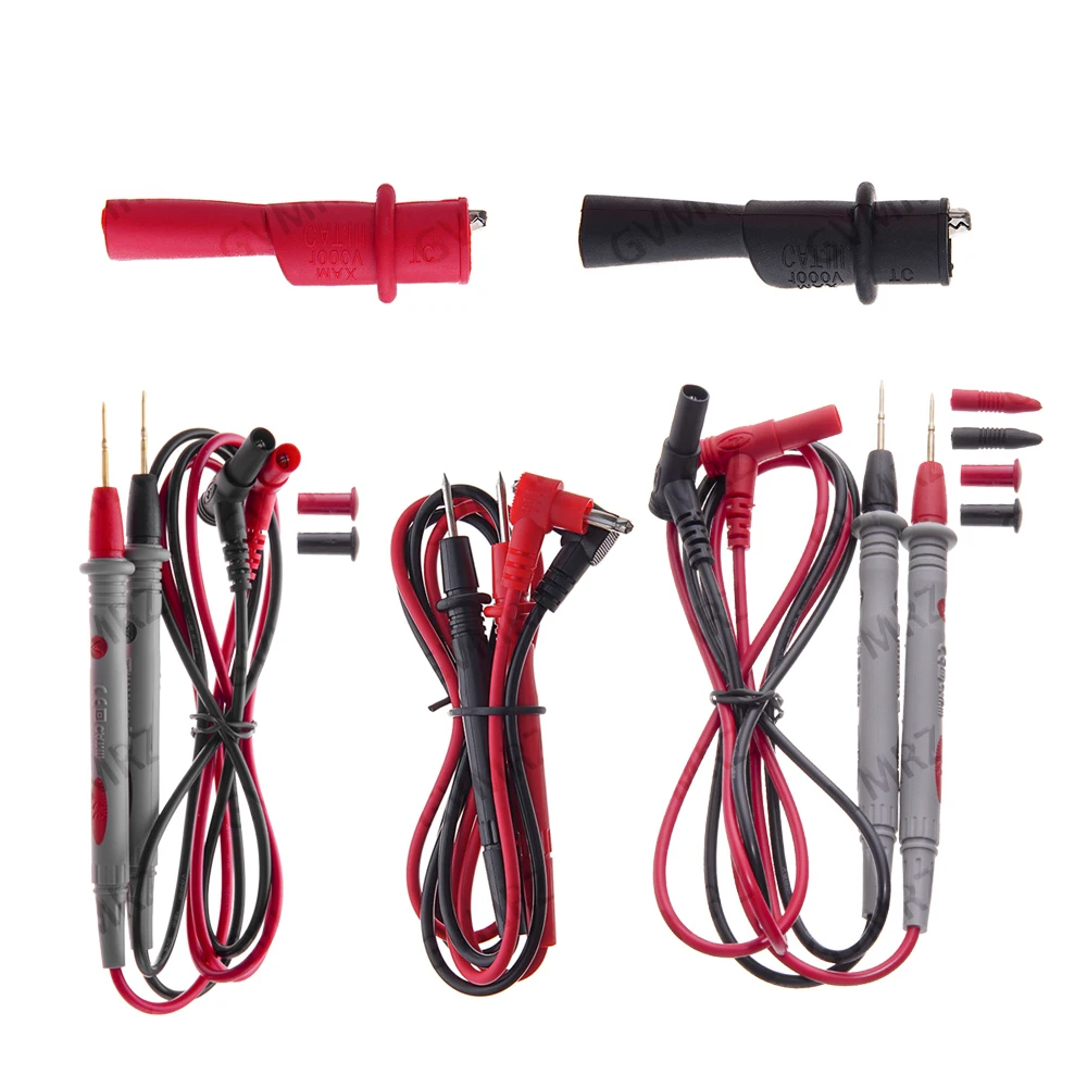 1PCS 10A 20A Black Red 1000V Multimeter Needle Probe Test Leads Pin for Digital Tip Multi Meter Tester Lead Probe Wire Pen Cable