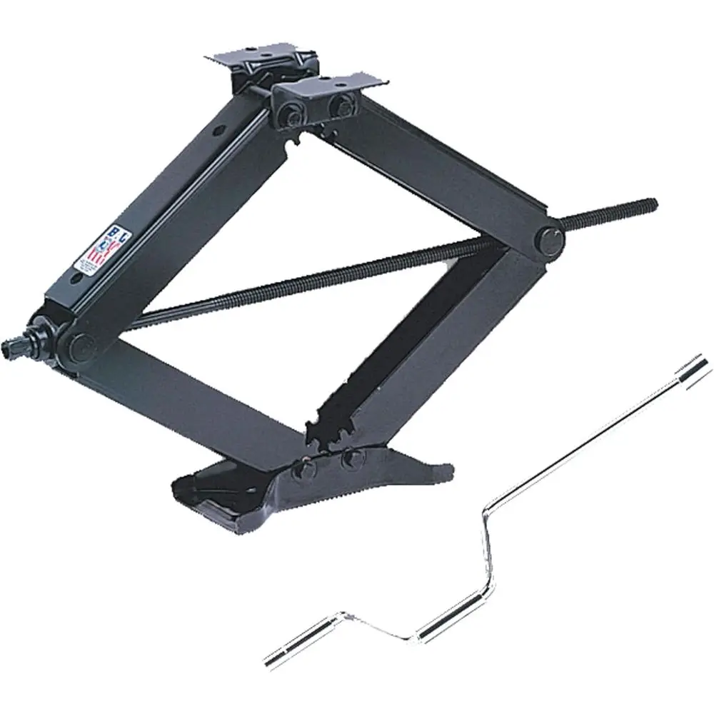 

24002C Classic Scissor Jacks – Set of 2 Manual Stabilizer Jacks for RVs & Trailers – 24" Lift, 5000 lb. Capacity Each, Durable S