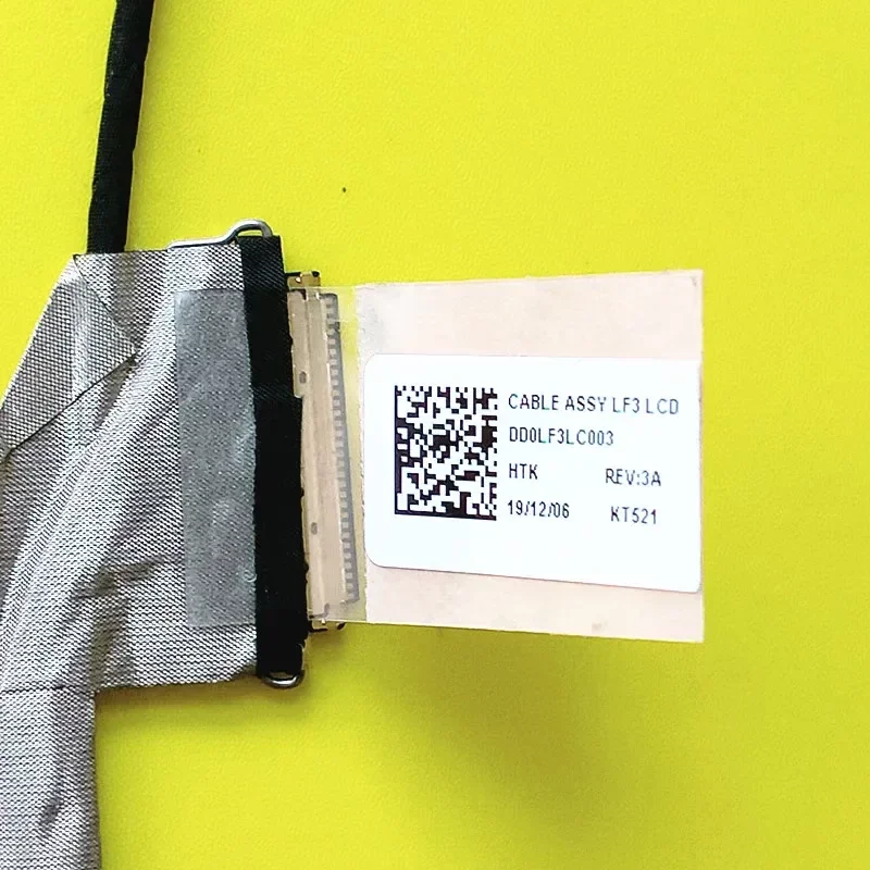 for Notebook LF3 LCD Cable Assy Screen Cable DD0LF3LC003 Replacement Flex Ribbon Connector Wire Harness Assembly
