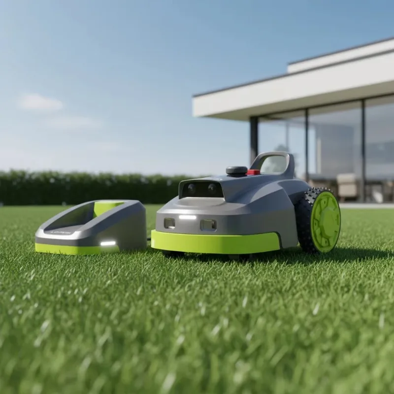 Fully Automatic Intelligent Electric 2-Stroke Industrial Grade Remote Control Robot Lawn Mower Self-Propelled Slope Mower