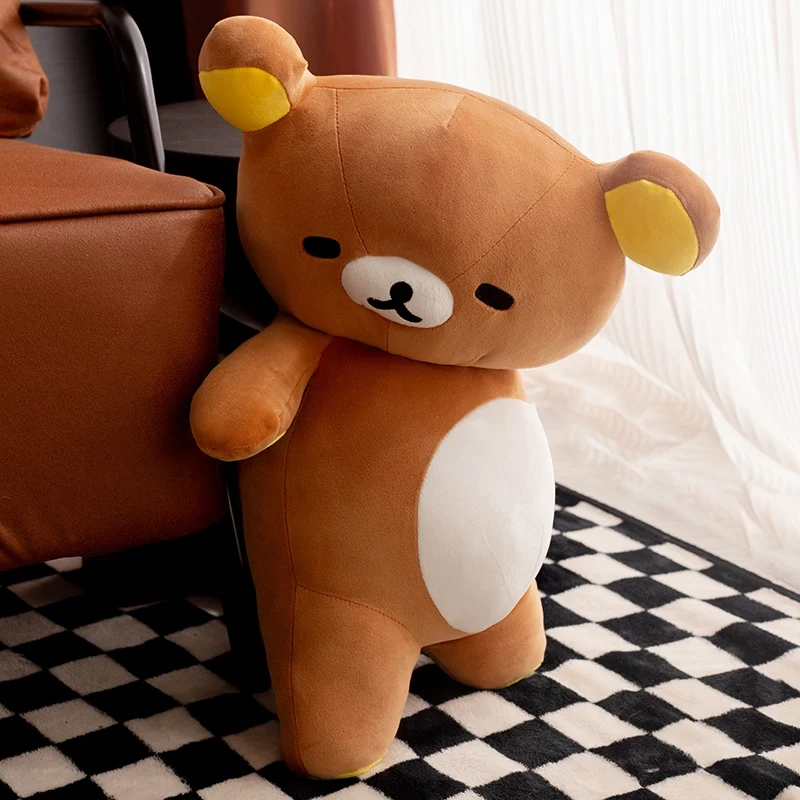 Leuke Rilakkuma Pluche Kussen Cartoon Dier Gevulde Pop Kuma Knuffels Kussen Kawaii Room Decor Speelgoed Auto Rugleuning Cadeau voor Kinderen