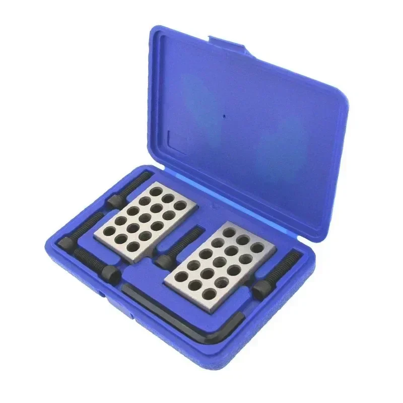 Grinding Machine Parallel Clamping Block 23 Holes 123 Pieces Clamping Set 2 Pieces