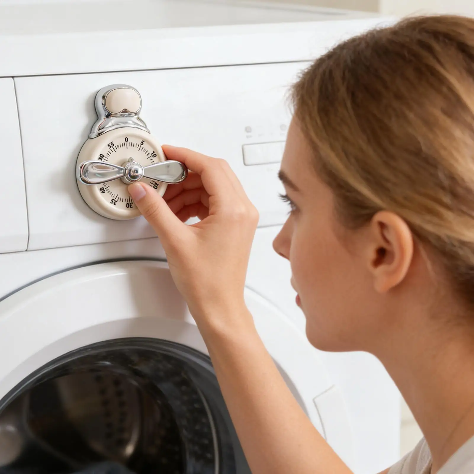 

Магнитный кухонный таймер, механический громкий звуковой пилот, ручной таймер обратного отсчета с громкой сигнализацией для приготовления пищи, выпечки, домашнего офиса