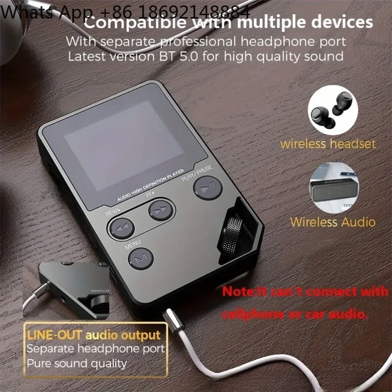 Manufacturer wholesale hifi lossless music player mp3 bluetooth high sound quality digital walkman mp4