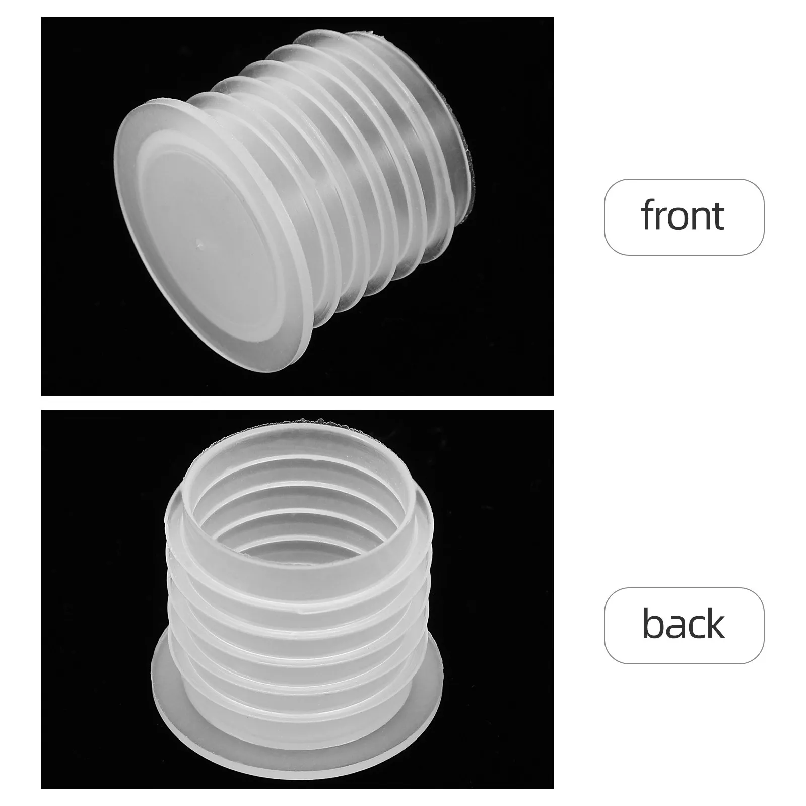 100Pcs Clear Plastic Stoppers for Salt Pepper Shakers Wine Bottles Ink Cups Water Hoses Planters Leakproof Reusable Tight Seal