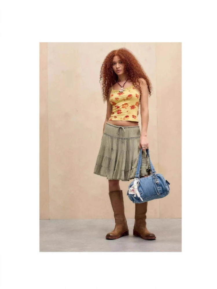 2025年 レディース 花柄 キャミソール セクシー スリムフィット バケーション タンクトップ サマーホリデー ノースリーブ ベスト トップス レディース服 夏