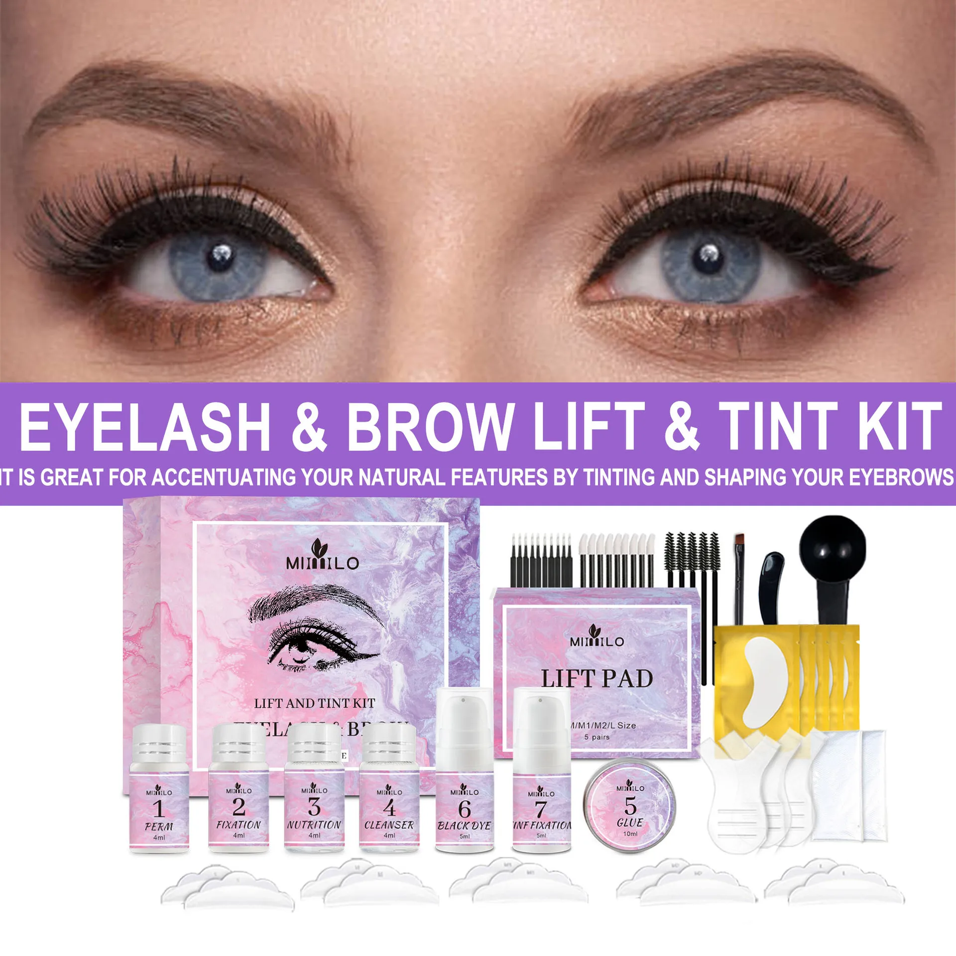 セット デ ティンテ デ ペスタナス y セハス ナチュラル スタイリング ケラチン イージー コールド ホット ラッシュ ラッシュ パーマ セット デ リフティング デ ペスタナス ケラチン ラッシュ