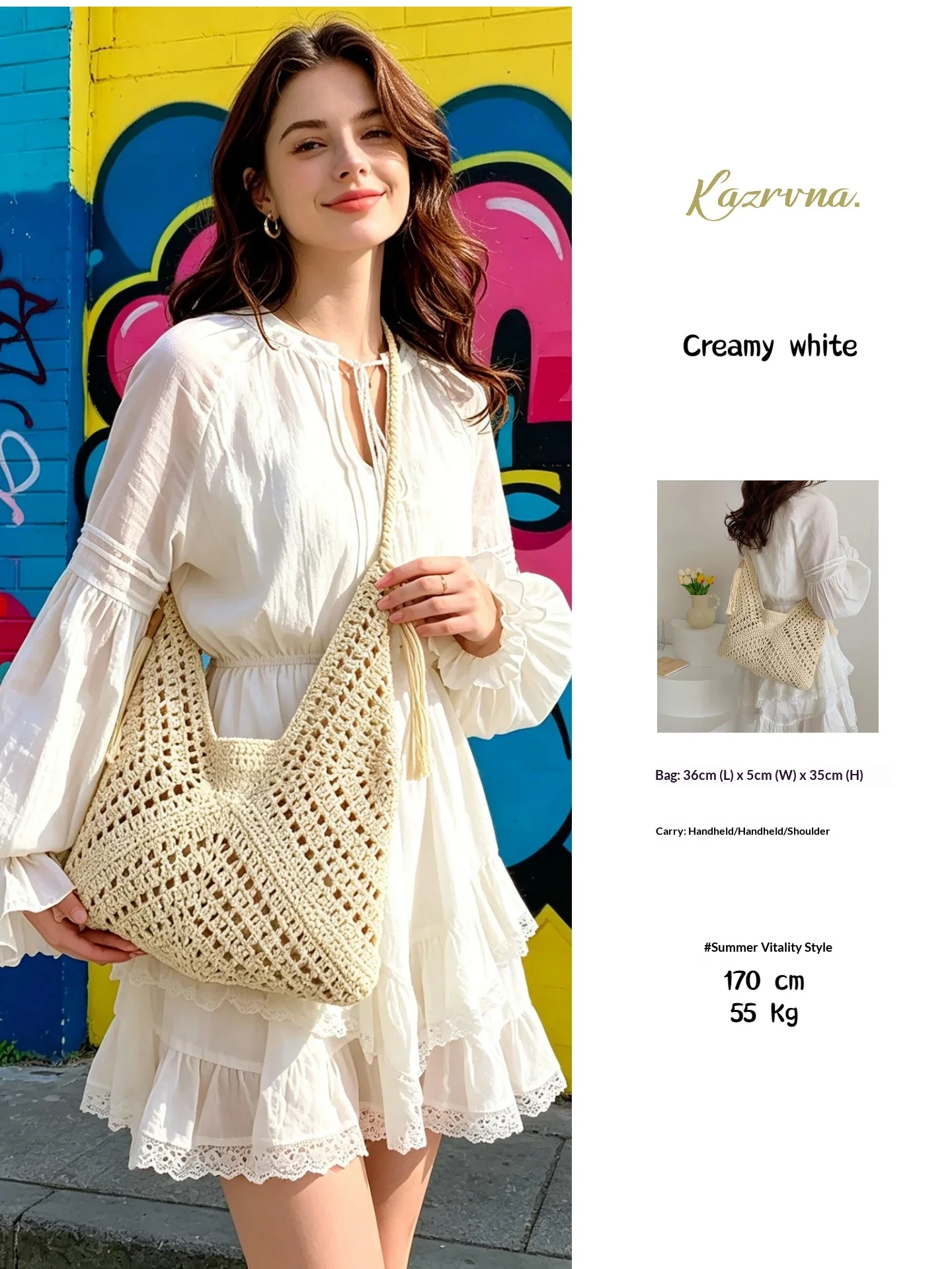 

Fashionable Casual Straw Woven Underarm Shoulder Bag, Lazy Versatile Women's Tote for Summer Beach Vacation