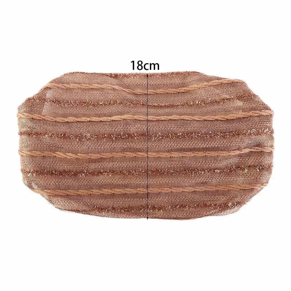 여성 머리띠 메쉬 머리띠, 흰머리 커버, 어머니 머리 고리, 미끄럼 방지, 신축성 있는 넓은 머리띠, 한국 머리띠