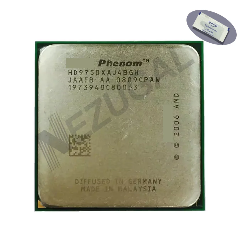 

Phenom X4 9750 125W X4-9750 HD9750XAJ4BGH HD9750XAGHBOX 2,4 ГГц четырехъядерный 2M 125 Вт Разъем AM2 + процессор