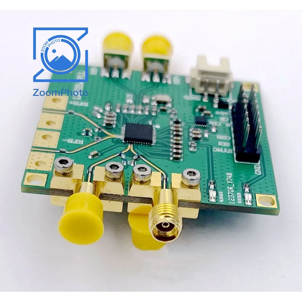 SMA 암 커넥터가 있는 고주파 위상 잠금 루프, PLL 코어 보드 + STM32 제어 보드, 10MHz-19GHz LMX2595 V3