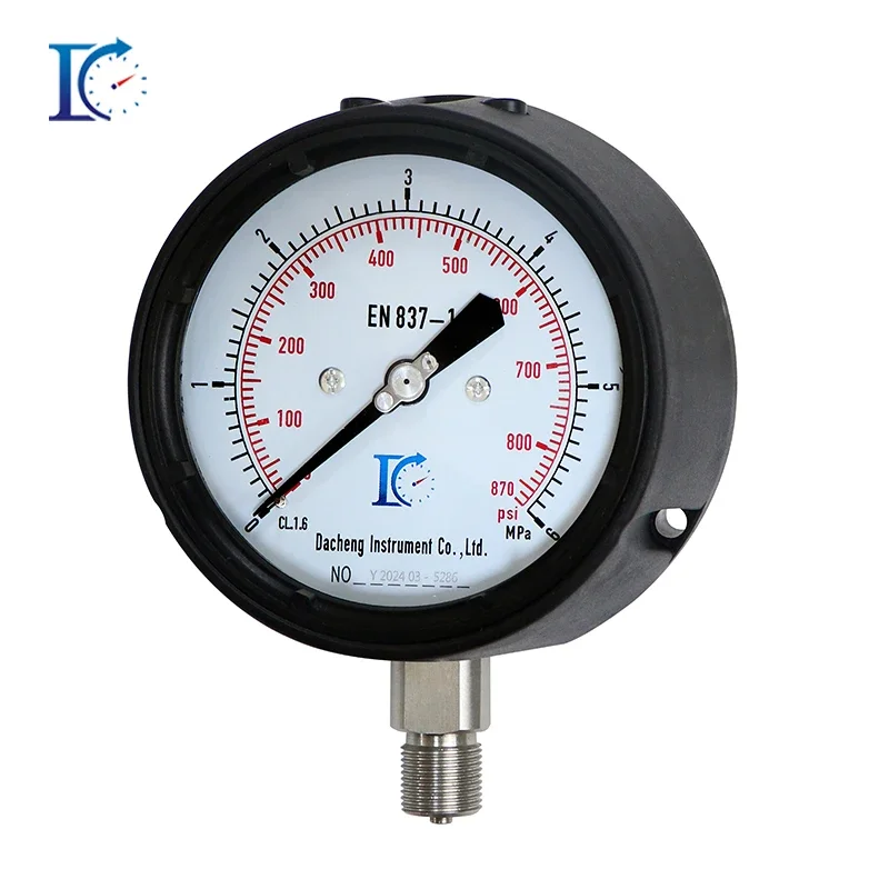 High Precision Phenolic Safety Pressure Gauge High Quality Bourdon Tube Digital Type