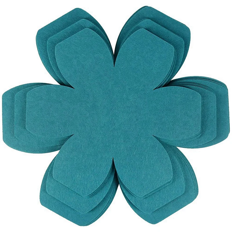 Lake Blue Pot And Pan Protectors Set Of 12 And 3 Different Sizes, Thicker Felt Pan Protector Pads,Protecting Your Cookware