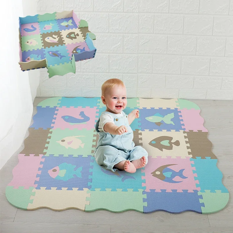 25pcs/Set Baby Play Mat Folding Mat For Children Kids Surface Activity Crawled Mats Eva Foam Puzzle Toys Child Floor Puzzles