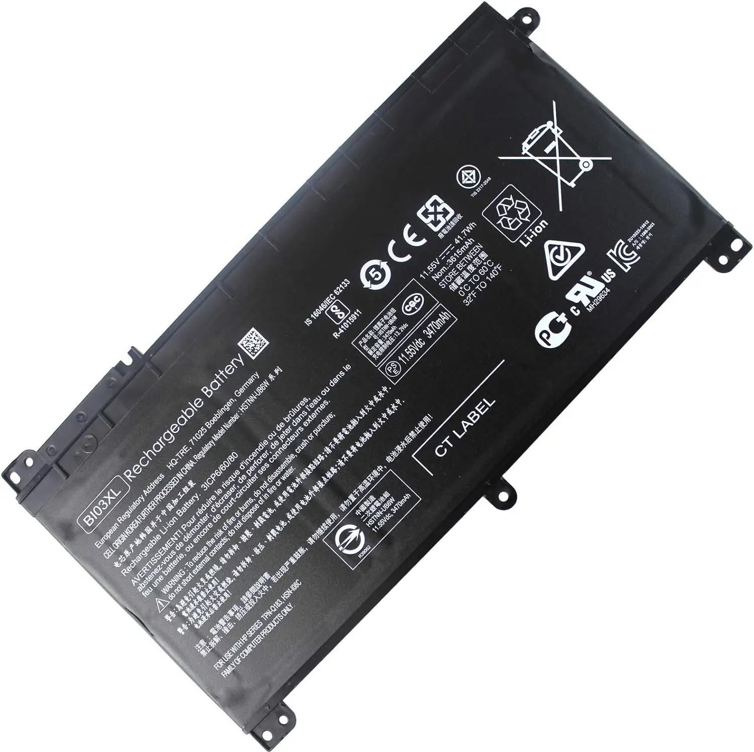 BI03XL ON03XL 844203-850 844203-855 BIO3X Battery for HP Pavilion X360 13-U M3-U m3-u001dx m3-u103dx 13-u003la 14-AX 14-ax010wm