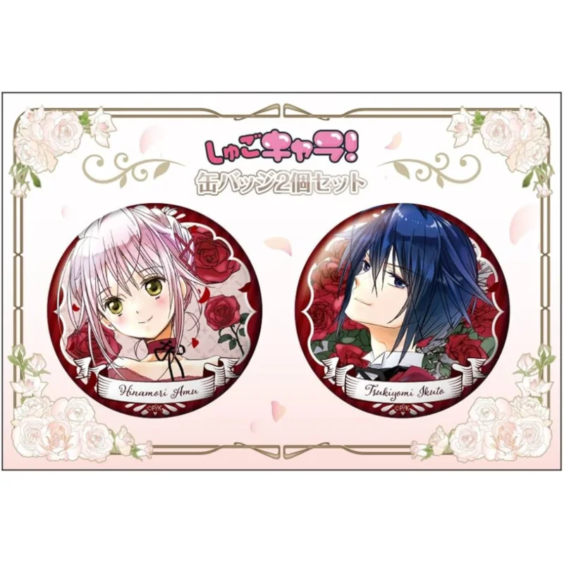 Japan Caravan Goods Guard Sweetheart Caricature Full Color Rose Badges Bar Jito