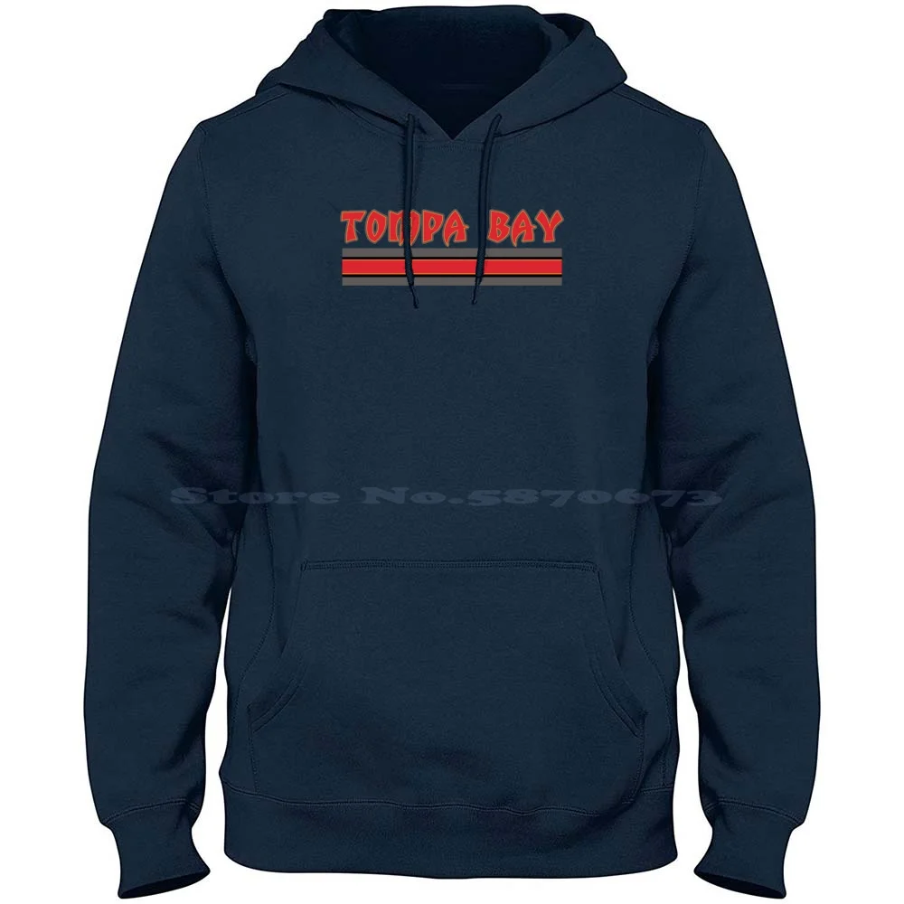 Tompa Bay 100% Cotton Hoodie T Shirt Tom Brady Tb12 Goat Bucs Qb Football