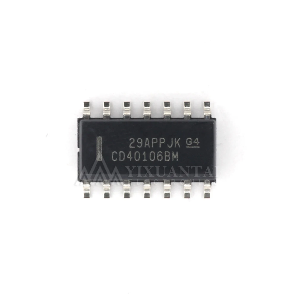 10pcs/Lot  CD40106BM96  CD40106BM【IC INVERT SCHMITT 6CH 1IN 14SOIC 】New and Original