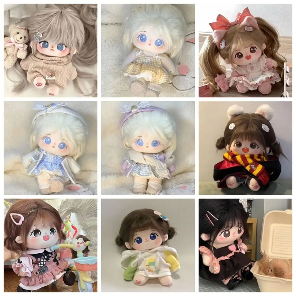 Trendige süße Kleidung für 20 cm große Baumwollpuppen, hübsches hochwertiges JK-Kleid, modische Puppenaccessoires