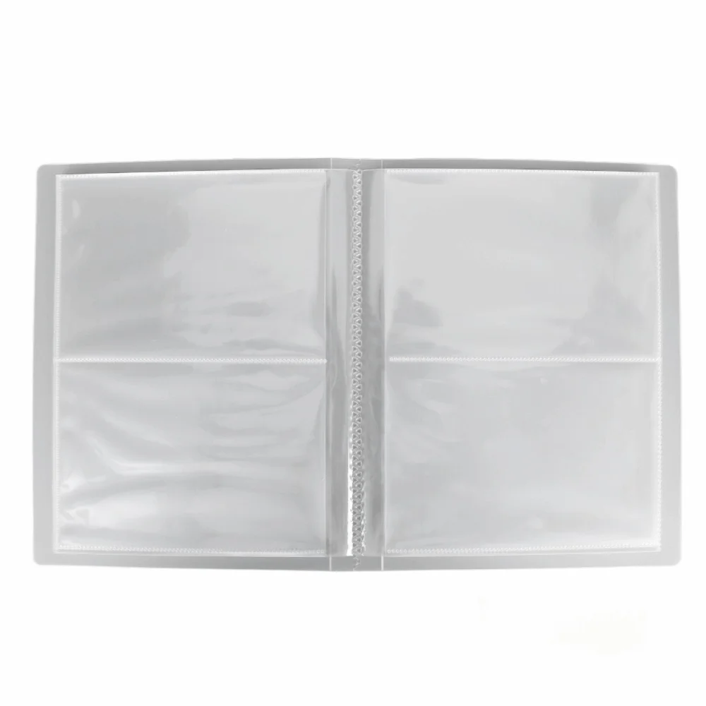 

Transparent Nail Stickers Storage Book PVC Plastic Clear Transparent Sticker Album Large Capacity Nail Art Display Book