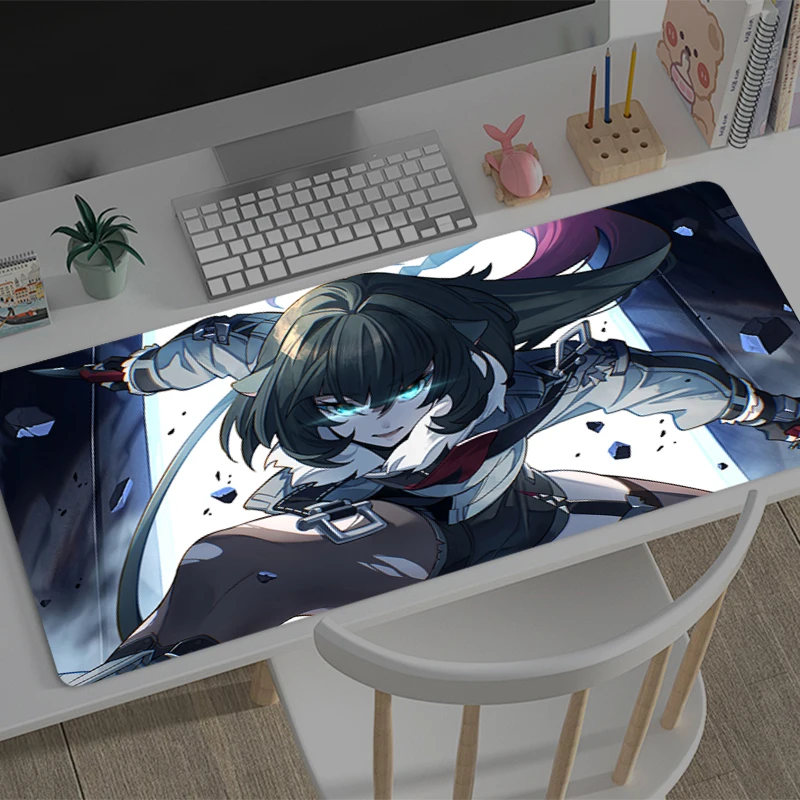لوحة ماوس جديدة Zenless Zone Zero Jane Doe كبيرة ماوس حصيرة لعبة مكتب السجاد لينة المضادة للانزلاق سطح المكتب الكمبيوتر السجاد ماوس الوسادة #3