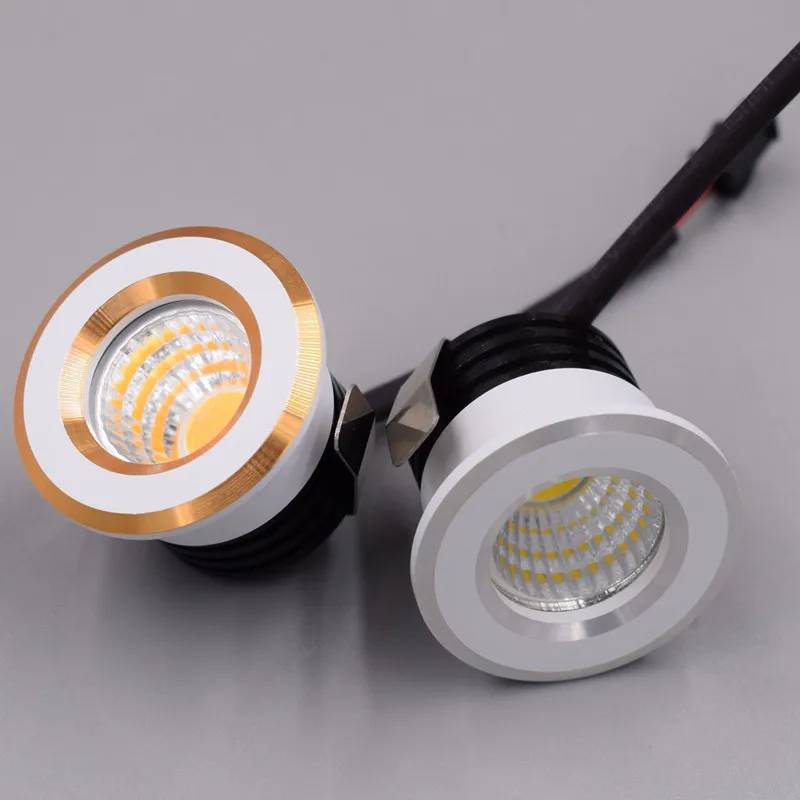 10x 5W Recessed COB LED Ceiling Spot Light 110V 220V Dimmable Driver Included for home showcase cabinet hotel skirting 3000K