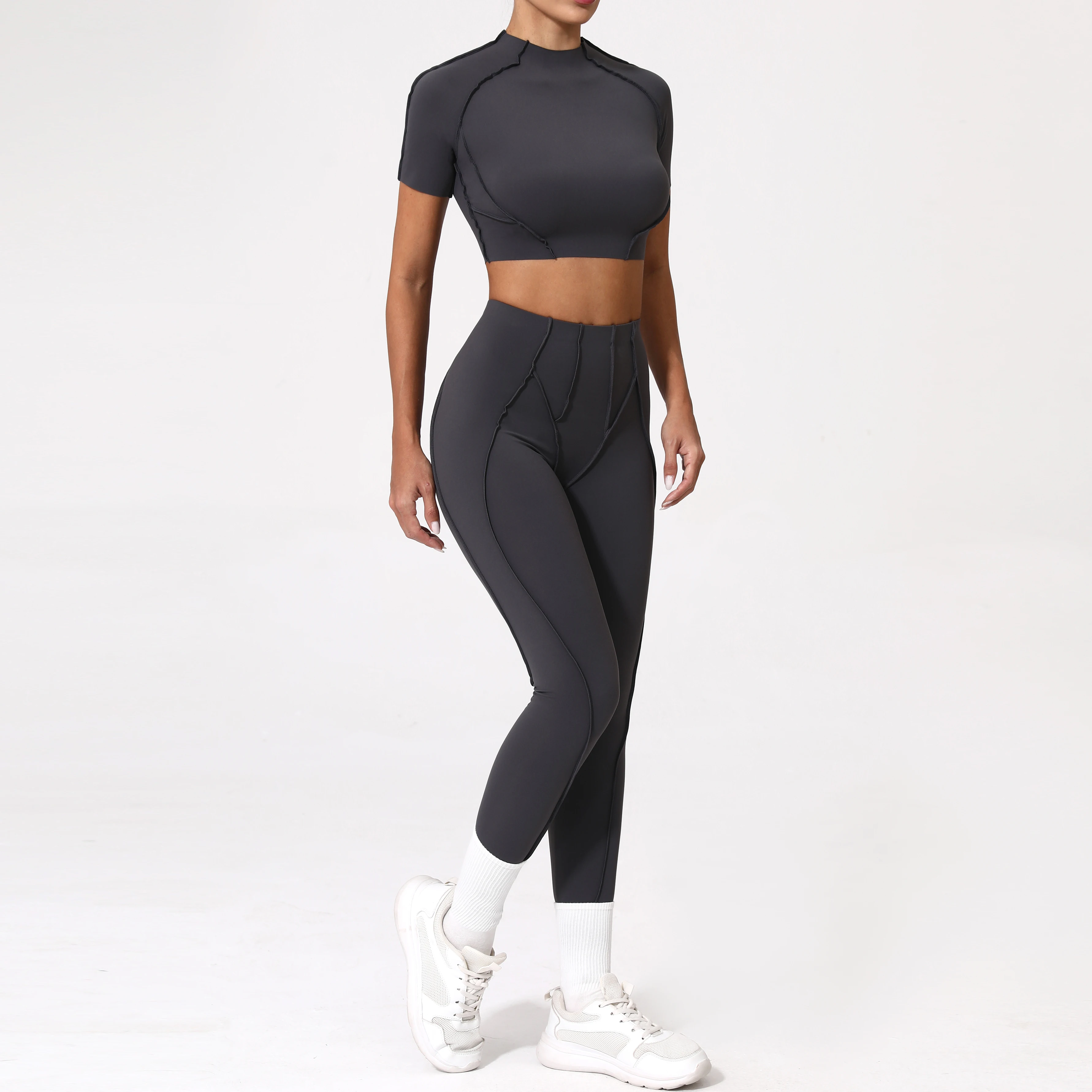 2PCS Yoga Suit Sports Set Wome - đánh giá và giá Summer Yoga Clothing