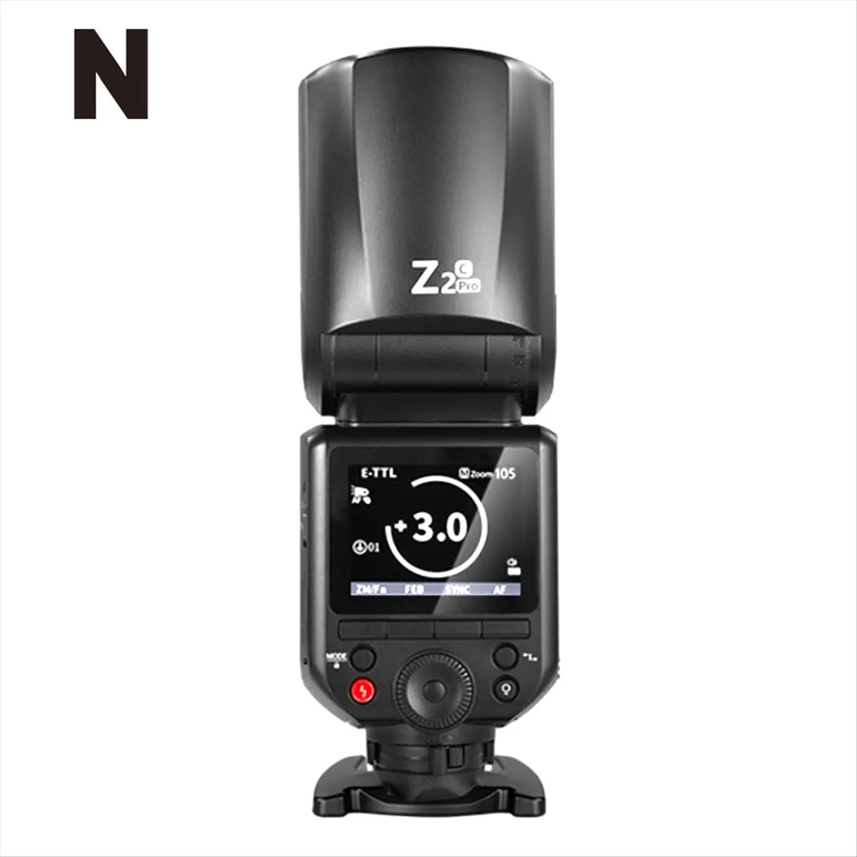 

A71Z For Z2 PRO 2.4G TTL Round Head Flash Speedlite with 600 Full Power Flash Wireless for for