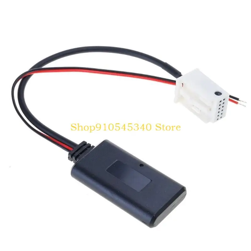 U2JA Easy Installation Auto 12Pin AUX-in Wire Bluetooth-compatible Connector for 207
