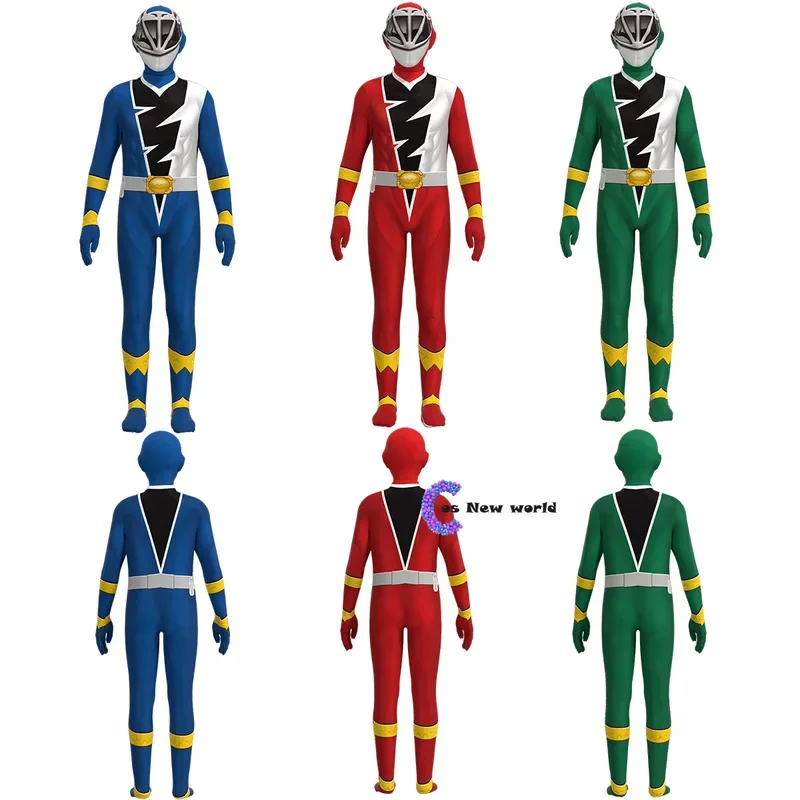 

Anime Fancy Adult Kids Kishiryu Sentai Ryusoulger Jumpsuit Cosplay Costume Halloween Party Role Play Children Men Clothes