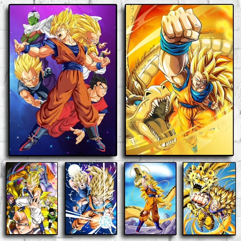 

Canvas Posters Dragon Ball Goku Gohan Prints And Prints Children Gifts Modern Home Wall Decoration Living Room Modular Painting